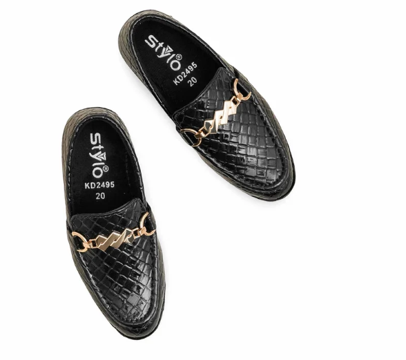 Boys Black Formal Shoes