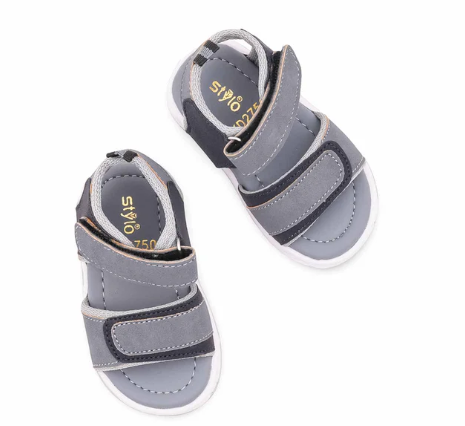 Babies Grey Casual Sandal