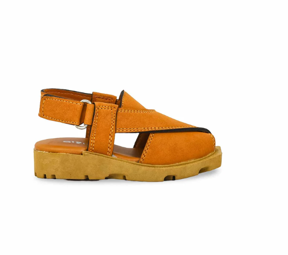 Boys Mustard Peshawari Chappal