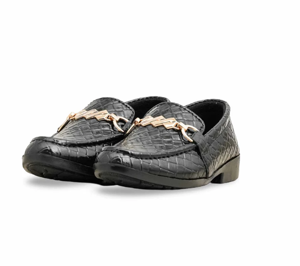 Boys Black Formal Shoes