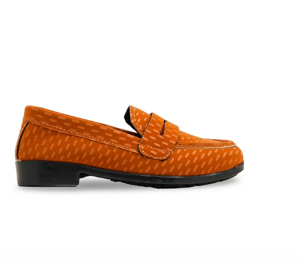 Boys Mustard Formal Moccasin