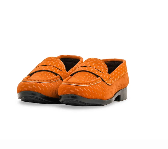 Boys Mustard Formal Moccasin