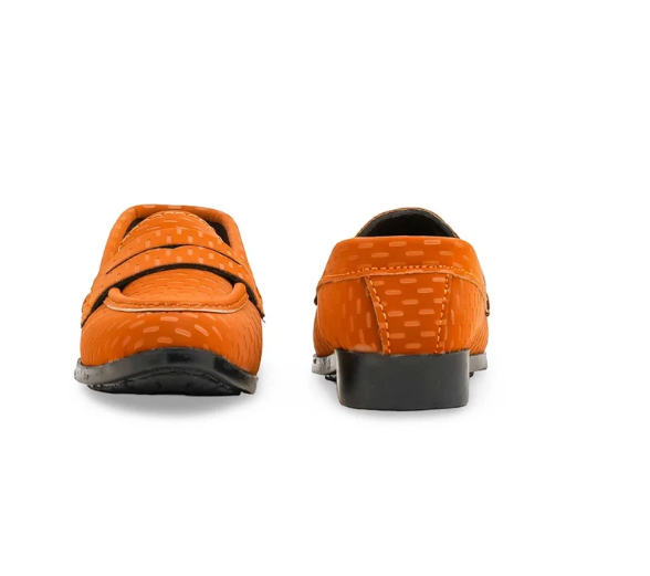 Boys Mustard Formal Moccasin