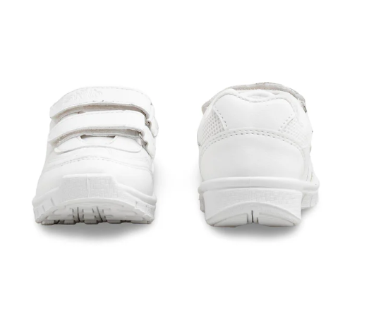 Boys White Sports School Shoes