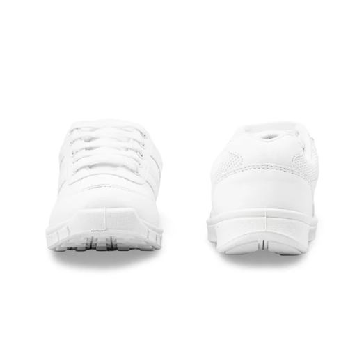 Boys White School Joggers